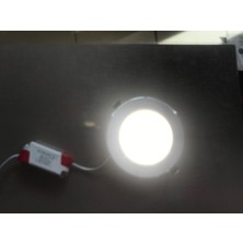 Happy Light 12W Krom Slim 3 Renk LED Panel Armatür