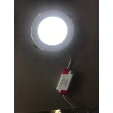 Happy Light 12W Krom Slim 3 Renk LED Panel Armatür