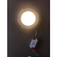 Happy Light 18W Üç Renk Krom Slim LED Panel Armatür