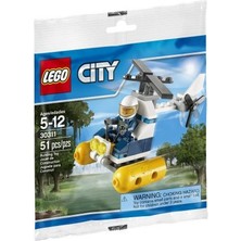 LEGO City 30311 Swamp Police Helicopter Polybag. (46 Parça)