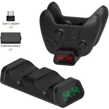Dobe Xbox Series S x Oyun Kolu Dock Wireless Controller Şarj Istasyonu Göstergeli 1200 Mah