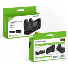 Dobe Xbox Series S x Oyun Kolu Dock Wireless Controller Şarj Istasyonu Göstergeli 1200 Mah