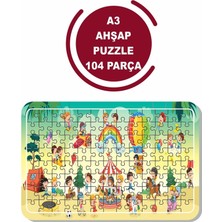 Lipyos Baby Puzzle, Ilk Puzzlem, Sevimli Hayvanlar Seti - 2 MAKET144