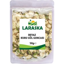 Laraska Beyaz Kuru Gül Goncası 50 gr