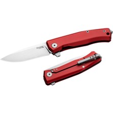 Lionsteel MT01A Rs Myto Stone Washed M390 Blade, Red Aluminum Handle Çakı