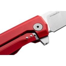 Lionsteel MT01A Rs Myto Stone Washed M390 Blade, Red Aluminum Handle Çakı