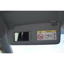 TSC Araç 2 Adet Airbag Güneşlik Aynası Yanı Sticker