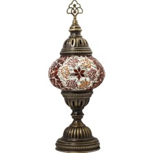 Dez Home Dezhome Masaüstü Otantik Mozaik Lamba Bohem Abajur