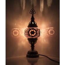Dez Home Dezhome Masaüstü Otantik Mozaik Lamba Bohem Abajur