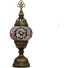 Dez Home Dezhome Masaüstü Otantik Mozaik Lamba Bohem Abajur