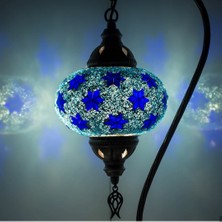 Dez Home Dezhome Mozaik Lamba Deve Boynu Bohem Abajur Otantik