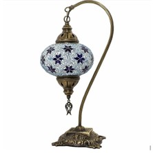 Dez Home Dezhome Mozaik Lamba Deve Boynu Bohem Abajur Otantik