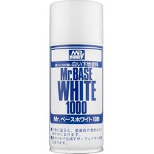 Mr Hobby Gunze B518 180 Ml. Mr.base 1000, Beyaz, Sprey Astar Maket Boyası