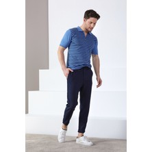 Ferraro A.havacı/a.laci Polo Yaka Fermuarlı Erkek Pamuk Triko T-Shirt