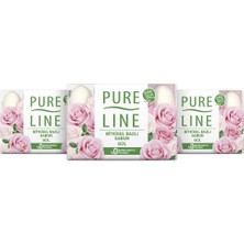 Pure Line Doğal Özler ile Bitkisel Bazlı Sabun Gül 70 gr X12