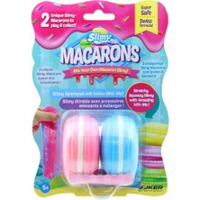 Slimy 2'li Macaron Slime - Pembe-Mavi
