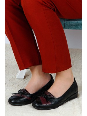 The Hope Shoes Kadın Topuk Dikenine Özel Ortopedik Deri Taban Anne Ayakkabısı