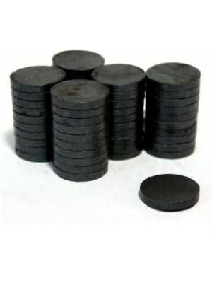 En İyisini İste 50 Adet 18 mm x 3mm Yuvarlak Kömür Mıknatısı-Duvar Süsü - Nikah Şekeri - Deney Malzemesi Mıknatıs
