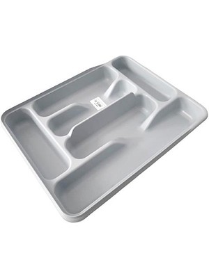 Geseus Moonstar Çekmece Içi Kaşıklık 6gözlü Çatal Bıçak Organızer 40X30CM-KŞ170-GRİ