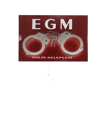 Asker Vadisi Egm Zincirli Asker ve Polis Kelepçesi Paslanmaz Çelik