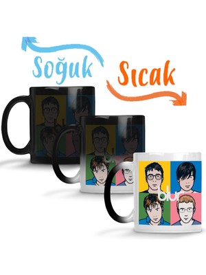 Baskı Dükkanı Blur Sihirli Kupa Bardak Porselen