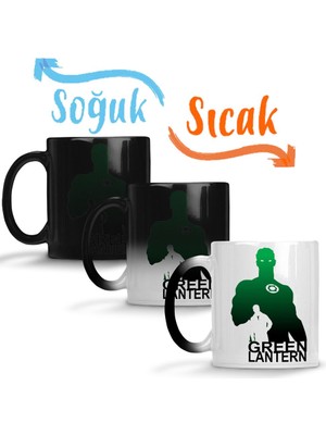 Baskı Dükkanı Green Day Sihirli Kupa Bardak Porselen