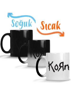 Baskı Dükkanı Korn Sihirli Kupa Bardak Porselen