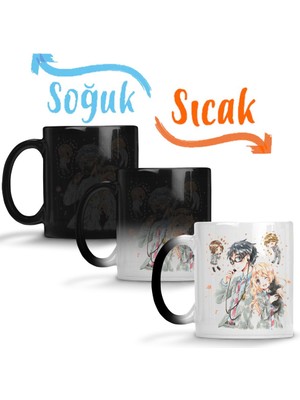 Baskı Dükkanı Shine On You Crazy Diamond Sihirli Kupa Bardak Porselen