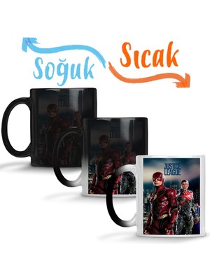 Baskı Dükkanı Cyborg Sihirli Kupa Bardak Porselen