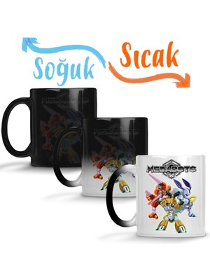 Baskı Dükkanı Medabots Sihirli Kupa Bardak Porselen