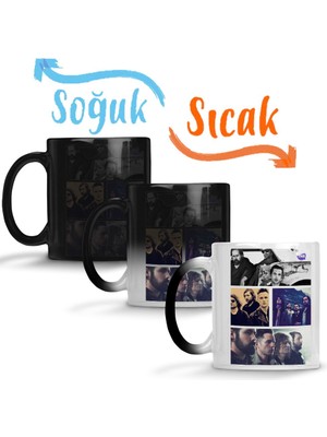 Baskı Dükkanı The Killers Sihirli Kupa Bardak Porselen