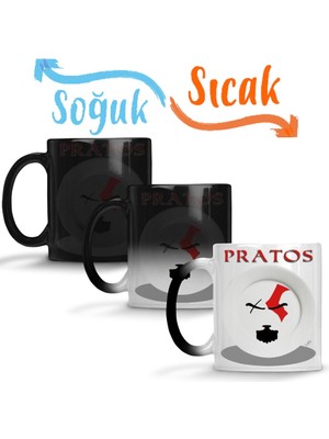 Baskı Dükkanı Pratos Sihirli Kupa Bardak Porselen