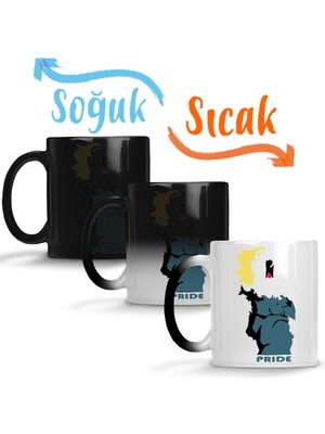 Baskı Dükkanı Vegeta's Sacrifice Sihirli Kupa Bardak Porselen