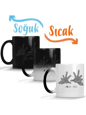 Baskı Dükkanı Watch Dogs 2 Join Us Sihirli Kupa Bardak Porselen