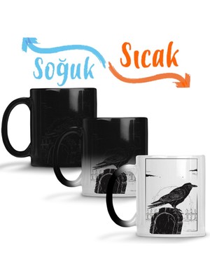 Baskı Dükkanı Corvo Sihirli Kupa Bardak Porselen