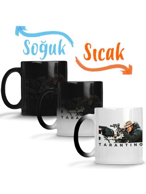 Baskı Dükkanı Tarantino 2 Sihirli Kupa Bardak Porselen