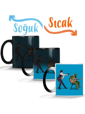 Baskı Dükkanı Star Wars This Is Han Solo Sihirli Kupa Bardak Porselen