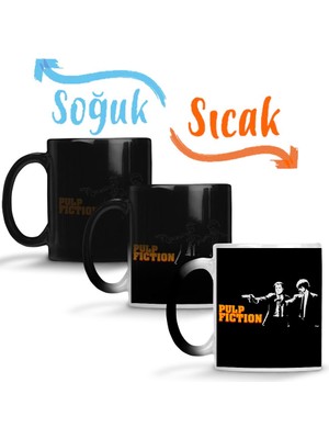 Baskı Dükkanı Pulp Fiction Sihirli Kupa Bardak Porselen