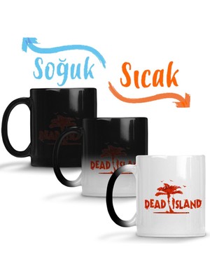 Baskı Dükkanı Dead Island Sihirli Kupa Bardak Porselen
