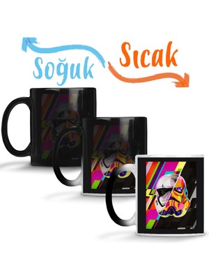 Baskı Dükkanı Star Wars 15 Sihirli Kupa Bardak Porselen