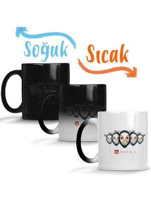 Baskı Dükkanı Meepo Dota 2 Sihirli Kupa Bardak Porselen