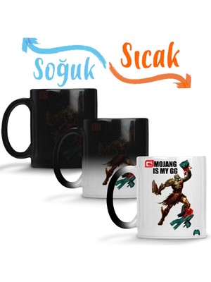 Baskı Dükkanı Gamer Raiz Sihirli Kupa Bardak Porselen