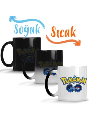 Baskı Dükkanı Pokemon Go Sihirli Kupa Bardak Porselen