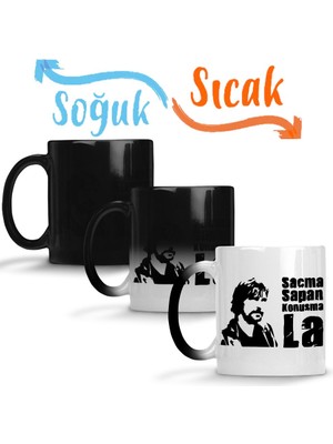 Baskı Dükkanı Behzat Ç Saçma Sapan Konuşma La Sihirli Kupa Bardak Porselen