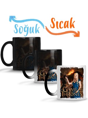 Baskı Dükkanı Games Of Thrones Sihirli Kupa Bardak Porselen