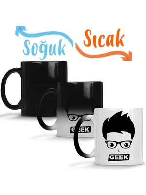 Baskı Dükkanı Geek Sihirli Kupa Bardak Porselen