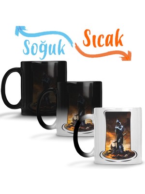 Baskı Dükkanı Carrasco Sihirli Kupa Bardak Porselen