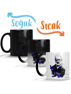 Baskı Dükkanı Victor Hugo Sihirli Kupa Bardak Porselen