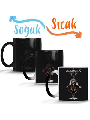 Baskı Dükkanı Assassins Creed 03 Sihirli Kupa Bardak Porselen