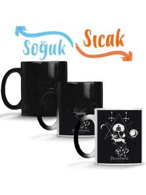 Baskı Dükkanı Summoning Sihirli Kupa Bardak Porselen